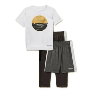 Hind Toddler Boys Graphic Top Joggers and Shorts Active Set 3-Piece Size 3T NWT - Picture 1 of 1