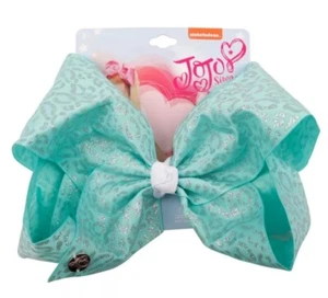 Arco Jojo 8" Estampado Leopardo Como Nuevo y Plateado, Nuevo - Imagen 1 de 2