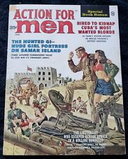 ACTION POUR HOMMES Adventure Magazine janvier 1962 JAMES BAMA Samar Cuba GGA Stanley