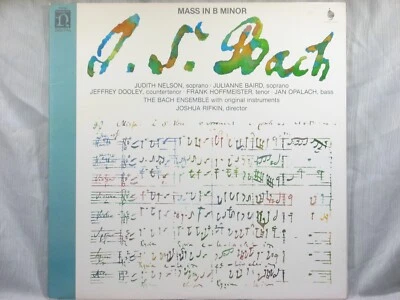 Bach - Mass in B minor - Bach Ensemble, Joshua Rifkin - 2LP Nonesuch 79036 - Image 1 of 4