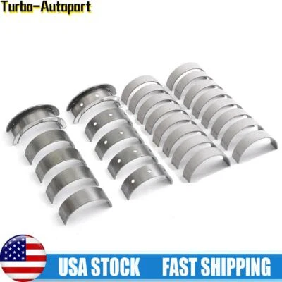 Juego de cojinetes principales y de varilla del motor para BMW X5 545i 540i 650i 750i X6 F10 F90 F02 N62 Foto 1 de 4