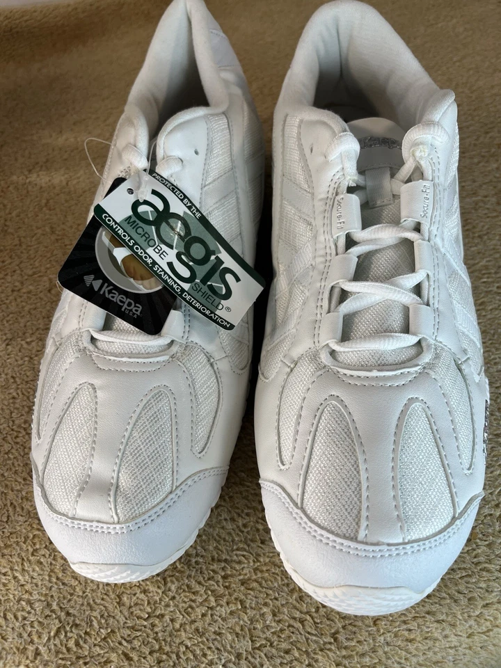 Nuevo con etiquetas Zapato Kaepa TouchUp Cheer Talla 11 Blanco Cheerleader Tenis Foto 1 de 4