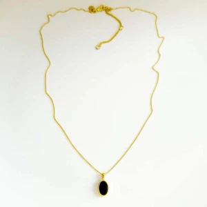 Collana con ciondolo ovale pietra Madewell 20" nuova regalo vintage donna gioielli di tutti i giorni - Foto 1 di 4