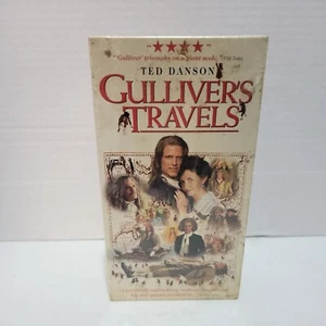 Gullivers Travels VHS 2 Tape Set 1996 Fantasy Sea Adventure Drama Ted Danson - Foto 1 di 3