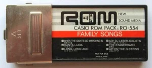 Casio ROM Pack: Family Songs for Many PT, MT, CT, SK, DH, ROM Pack Keyboards - Picture 1 of 1
