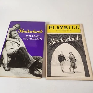 SHADOWLANDS by William Nicholson full text HB w/ playbill org. B'way '91 - Foto 1 di 9