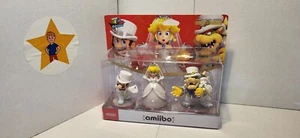 NINTENDO AMIIBO Super Mario Odyssey Wedding with Peach and Bowser - BNIB - Picture 1 of 2