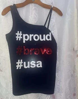 NWT Justice / Tank Top Girls Size 20 Or May Fit Women’s XS Sequin Detail - Image 1 of 4