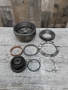 2005 05 99-09 Yamaha XVS1100 VSTAR1100 Engine Flywheel Fly Wheel Gear Assembly - Picture 1 of 9