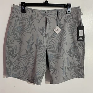 Travis Mathew Shorts Mens 32 Gray Coastal Canyon Golf Preppy Performance - Picture 1 of 9