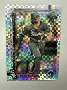 2025 Topps Chrome - Brooks Baldwin #3 X-Fractor (RC) - Foto 1 di 2
