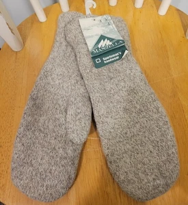 New Vintage Manzella Mens Wool Mittens Lined Gloves Sz L  - Picture 1 of 4