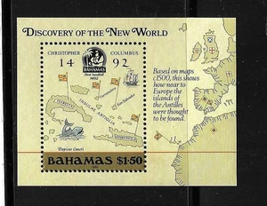 Bahamas SC # 644 Discovery Of The New World , 1492 . MNH - Picture 1 of 1