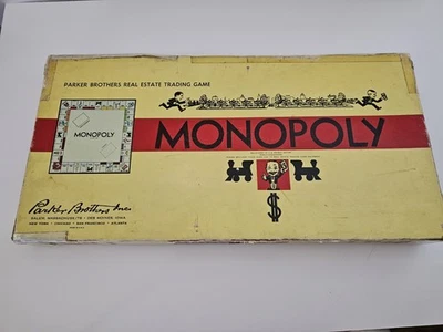 Vintage Monopoly Board Game Parker Brothers  - Image 1 of 4