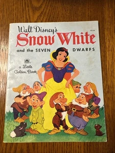 Vintage Schneewittchen und die sieben Zwerge kleines goldenes Buch 1948 - Bild 1 von 5