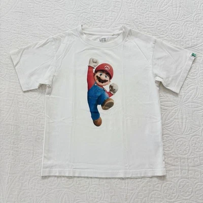 Uniqlo x Super Mario Kids' Jumping Mario Short Sleeve Graphic Tee - Image 1 of 4