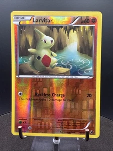 Larvitar 40/124 Reverse Holo Rare XY Fates Collide Pokemon Card - Picture 1 of 20