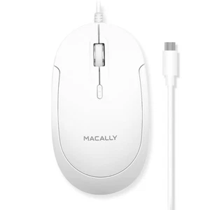 Kabelgebundene USB C Maus für Mac und PC - schlank, leise und zuverlässig - 3 Tasten Layou... - Bild 1 von 6