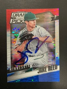 Tarjeta firmada Jake Reed 2014 Prizm Draft Picks #47 en persona (IP) autógrafo automático - Imagen 1 de 2