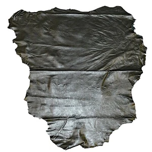 Glacier Wear Select Italian Lambskin Leather Shiny Black lth1594 - Picture 1 of 4