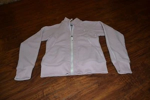 E2- Puma Light Pink Long Sleeve Full Zip Jacket Size Girls L - Picture 1 of 4