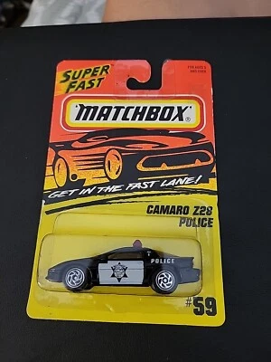 Matchbox Super Fast Camaro Z28 Police #59 - Image 1 of 2