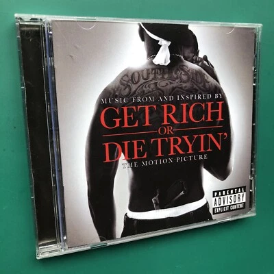 50 Cent GET RICH OR DIE TRYIN Thug Rap Gangsta Film Soundtrack OST CD Dr Dre NM - Image 1 of 4