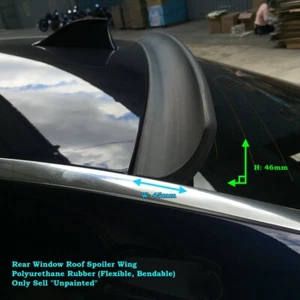 KmhSpeed 818S Type Rear Window Roof Spoiler Wing Fits 2010~2017 Audi A8 D4 Sedan - Picture 1 of 9