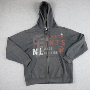 San Francisco Giants Hoodie Herren Medium Schwarz Sweatshirt MLB Baseball Distressed - Bild 1 von 8