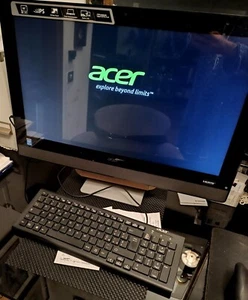 ACER all in One Aspire Z3-614, 23 pollici nero con lettore DVD 4GB touch screen - Foto 1 di 5