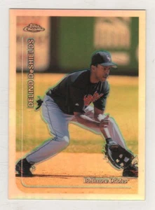 1999 Topps Chrome Refractor #327 Delino DeShields Baltimore Orioles BV$3 - Picture 1 of 1