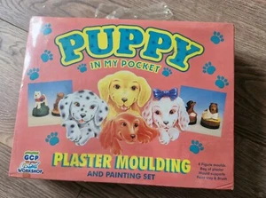 PUPPY IN MY POCKET PLASTER MOULDING & PAINT SET GCP COLOUR WORKSHOP SEALED 1995 - Picture 1 of 10