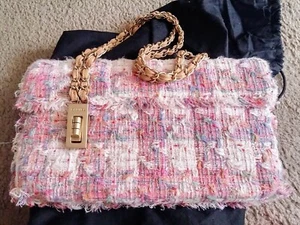 Chanel Pink Blue tweed reissue bag - Picture 1 of 12