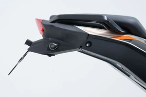 R&G KENNZEICHENHALTER KOMPATIBEL FÜR KTM 125 DUKE 2016 LP0138BK SCHWARZ - Bild 1 von 7