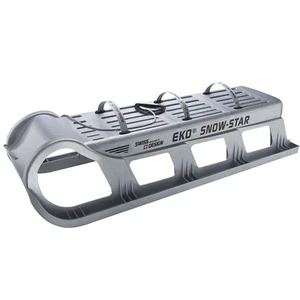Schlitten EKO® SnowStar 120V silber Kunststoff Familienschlitten mit Verstärkung - Bild 1 von 6