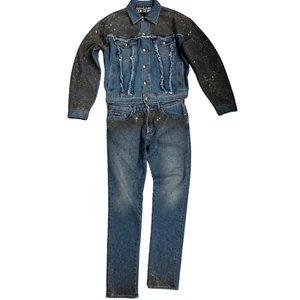 Versace Jeans Couture Herren Jeansjacke & Jeans Set Gr. M-36 Original - Bild 1 von 12