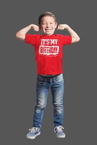 Kids Funny Birthday T-Shirt Grunge BDay It's My Birthday Shirt Gift Idea Vintage - Picture 1 of 24