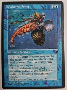MTG Magic The Gathering Card Svyclunite Priest Summon Merfolk Blue Fallen Empire - Picture 1 of 2