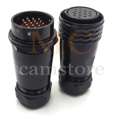 SA28 16Pin Circular Waterproof IP67 Connector Plug Socket,Aviation Plug Socket - Image 1 of 4