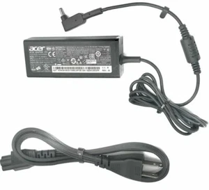 Genuine Acer Aspire A315-510P A315-59 AC Adapter Charger & Power Cord 45W - Picture 1 of 7