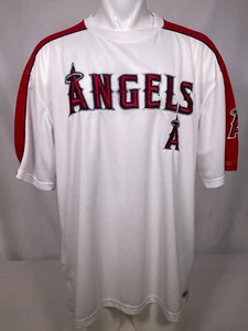 Los Angeles Anaheim Angels MLB Stitches White Pullover Jersey Men's 2XL - Picture 1 of 11