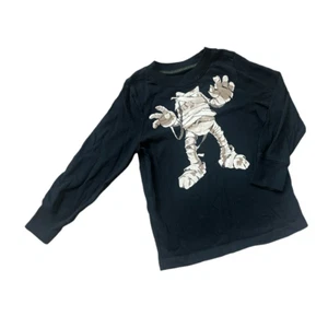 Toddler Boy Old Navy Little Mummy Halloween Long Sleeve Graphic Tee Shirt  Sz 3T - Picture 1 of 1