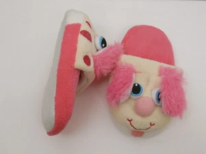 Haida Trading INC Unisex Animated Slippers Pink Perky Puppy Size L - Picture 1 of 6