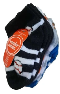 Wonder Nation 6Pr Baby Boy Infant Sports Ankle Socks Size 0-6M Multi Colors - Picture 1 of 11