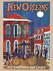 95312 New Orleans Louisiana Eastern Airline United Wall Print Poster Plakat