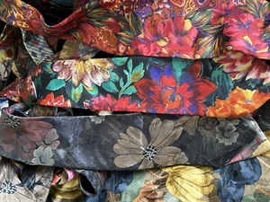 Lot 50 Pcs Floral Abstract Type Mens Neckties Wear Quilter Craft Lots Neck Tie - Picture 1 of 8