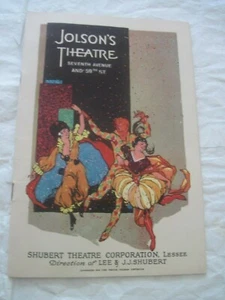 Programma Teatro Jolson 1926 - Foto 1 di 1