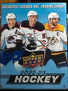 2022-23 Upper Deck Series 2 Complete Base Set #251-450 Including Binder - Imagen 1 de 7