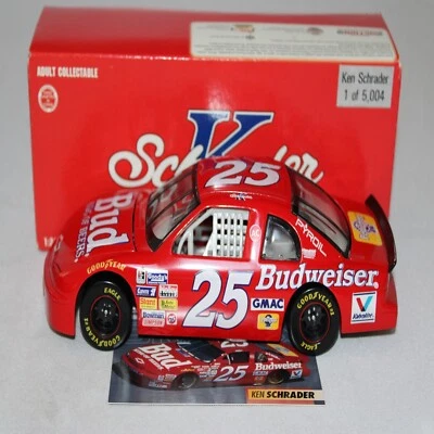 KEN SCHRADER 1995 ACTION #25 BUDWEISER CHEVY CWC /5,004 MADE XRARE!! - Image 1 of 4