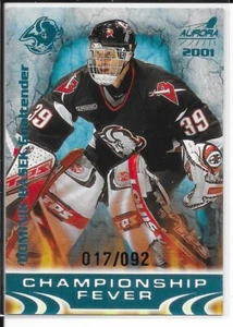 00/01 Aurora Championship Fever Platinum Blue Dominik Hasek /92 3 Sabres - Picture 1 of 1